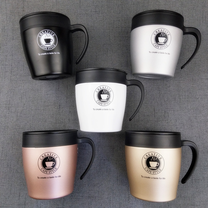 Cốc pha cafe inox Creative 330ml (TẶNG KÈM MUỖNG CAFE )