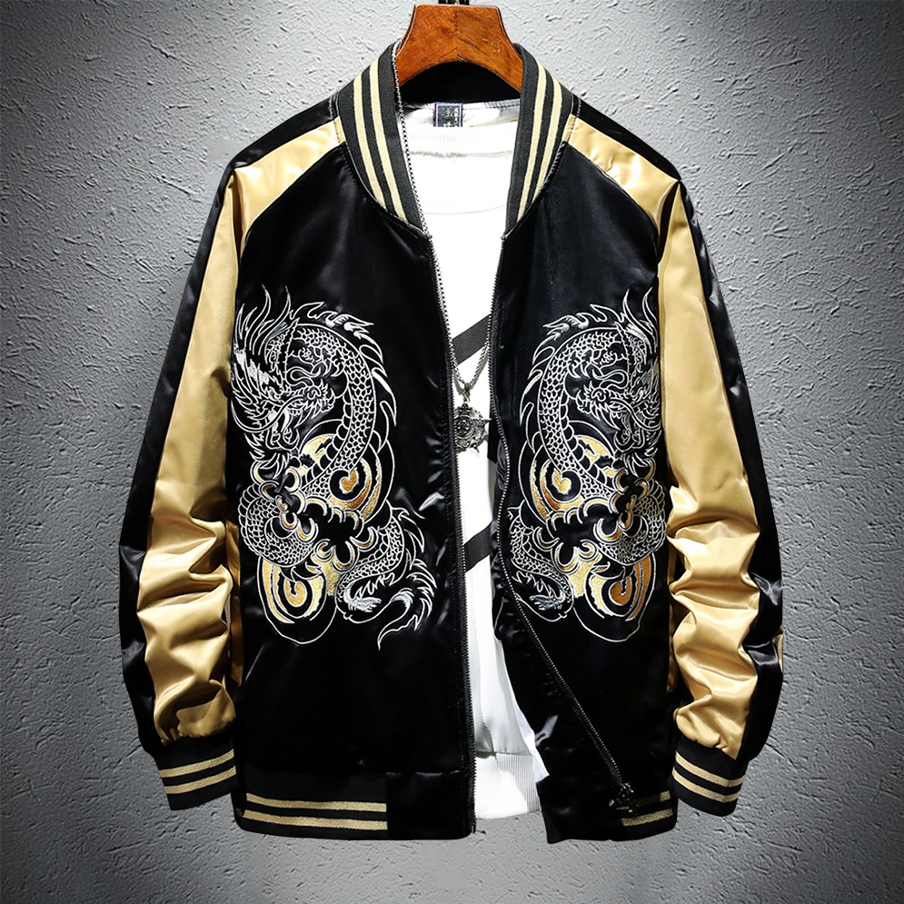 Giảm giá Áo khoác bomber thêu nam nữ cao cấp - Áo khoác dù nam nữ 2 lớp cao  cấp - Chất liệu dù dày dặn, có lớp lót bên trong, phong