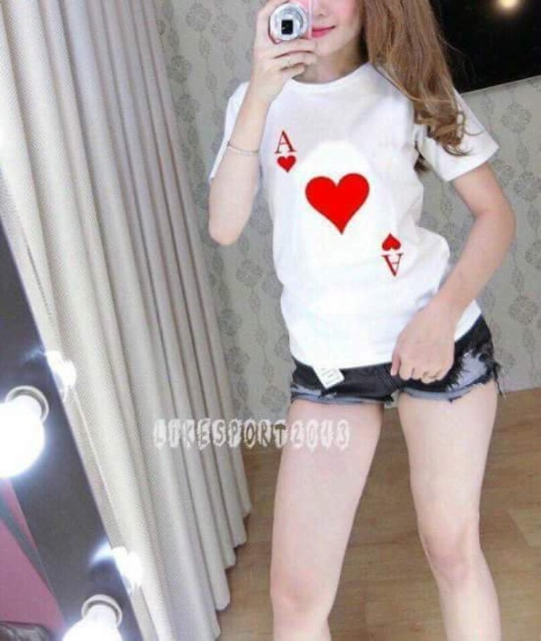 [HCM]Áo Thun Nam Nữ Lá Bài Cực Cá Tính Hàng Bao Đẹp