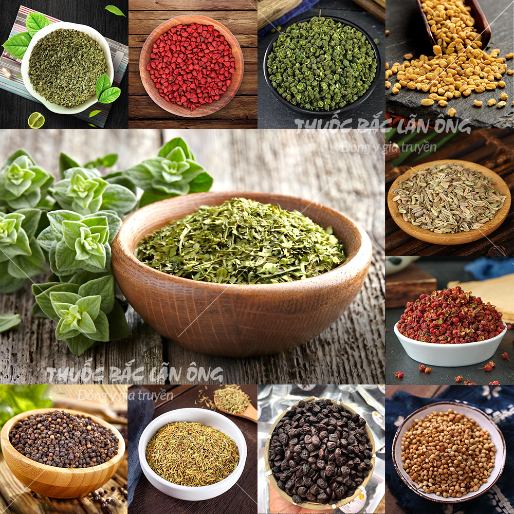Lá kinh giới tây khô 100g (Lá oregano nguyên liệu món Âu) - Lãn Ông