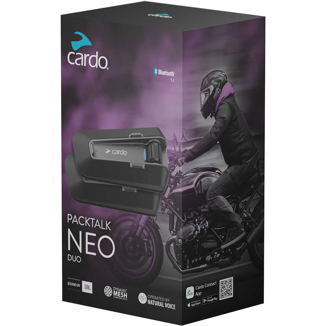 Tai nghe Cardo PACKTALK NEO - Bluetooth Intercom lái xe máy