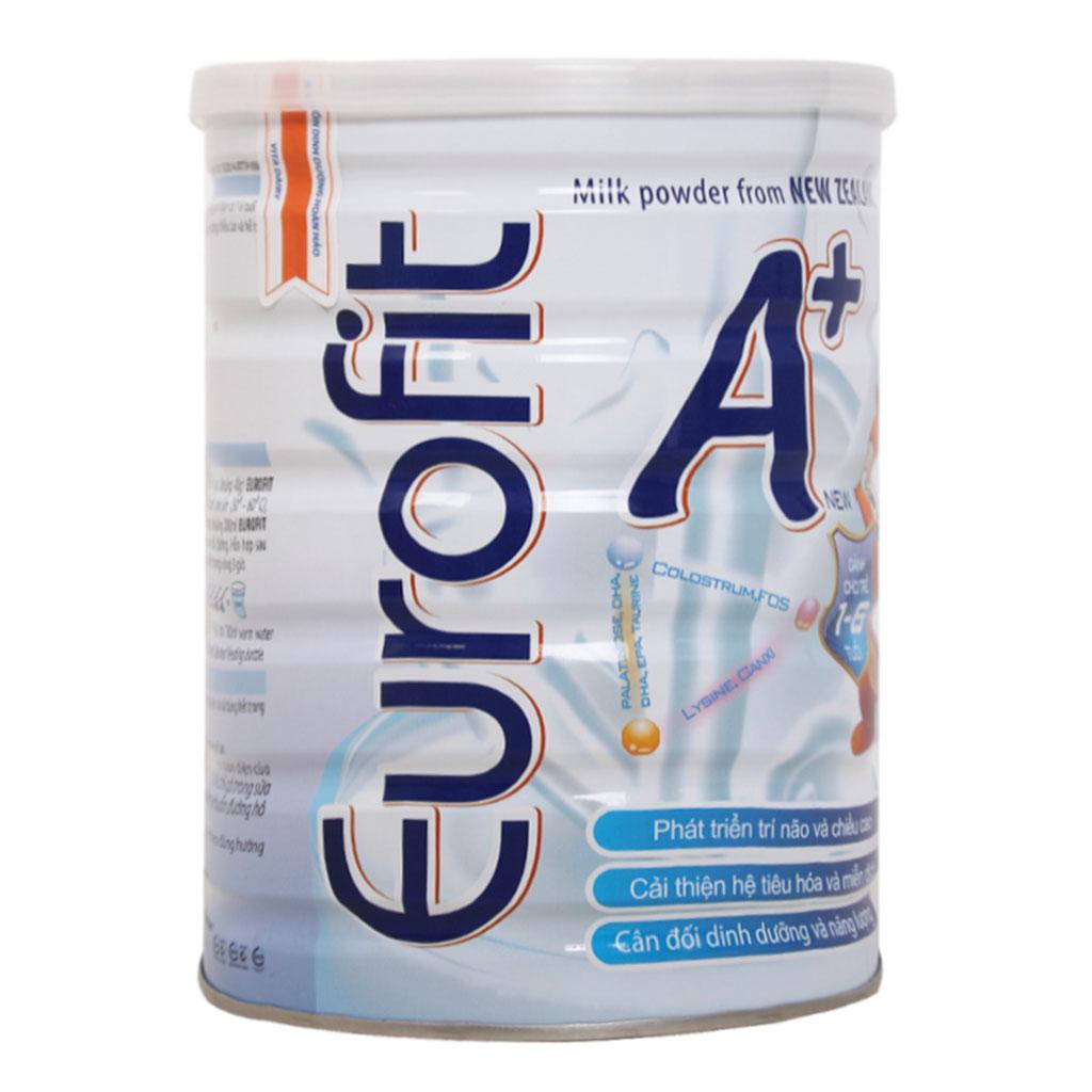 Sữa Bột Eurofit A+ Hộp 900g (Cho trẻ từ 1-6 tuổi)