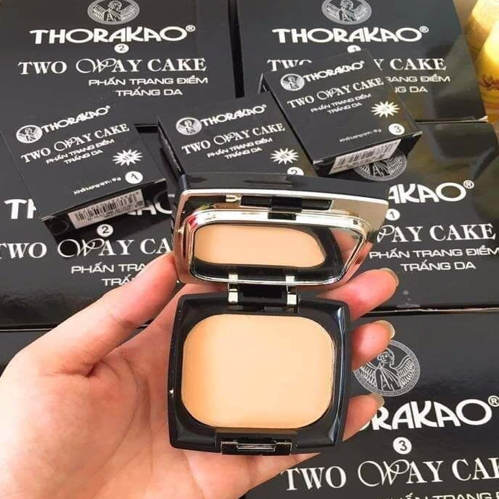 PHẤN TRANG ĐIỂM THORAKAO TRẮNG DA TWO WAY CAKE 9G - SỐ 3