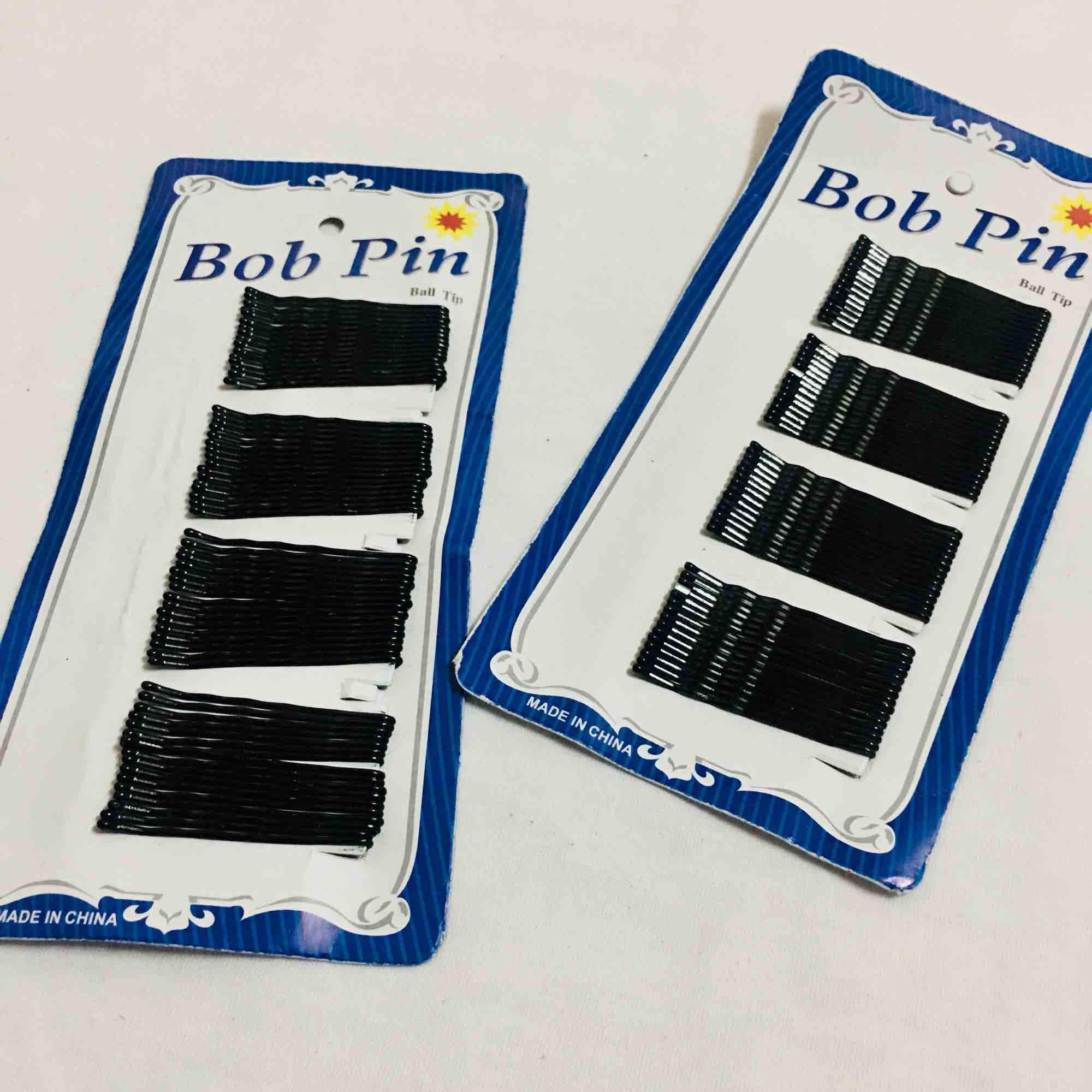 Vỉ kẹp xỉa trơn 60 cái màu đen