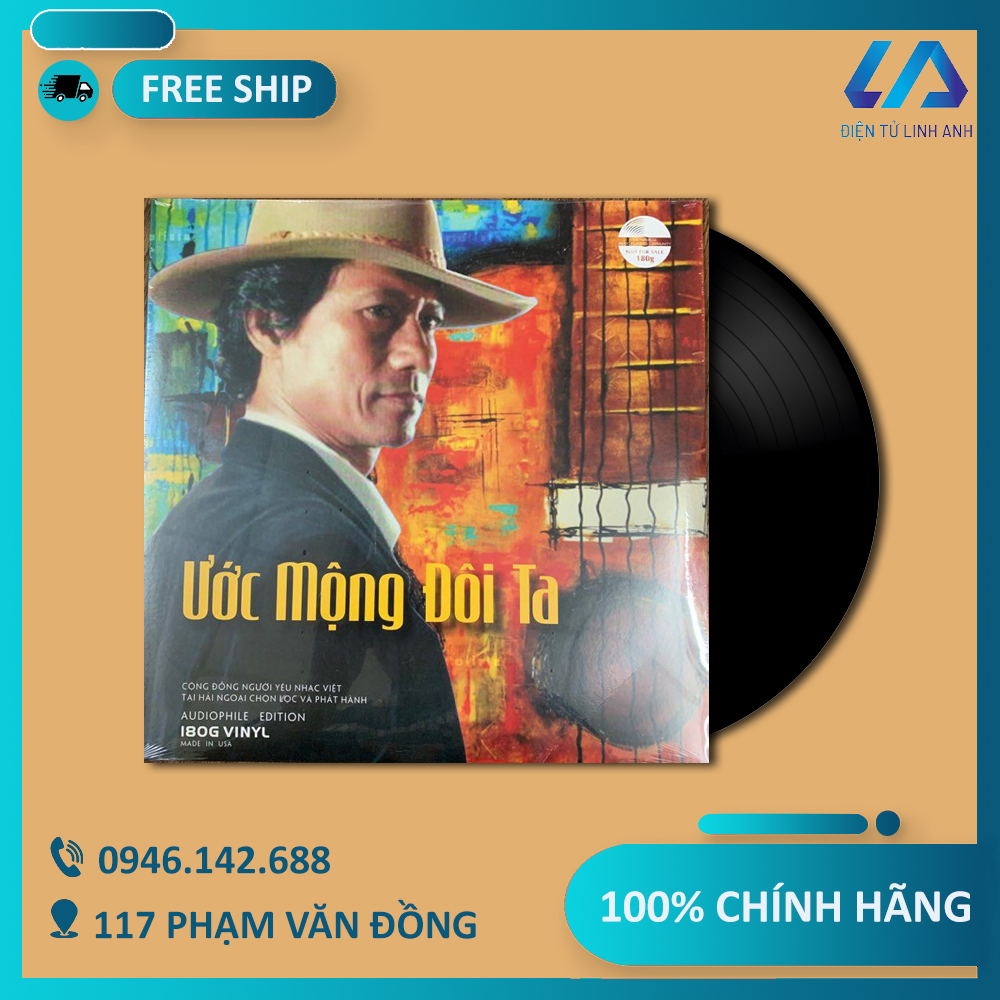 Đĩa than Ước mộng đôi ta Chế Linh Hương Lan