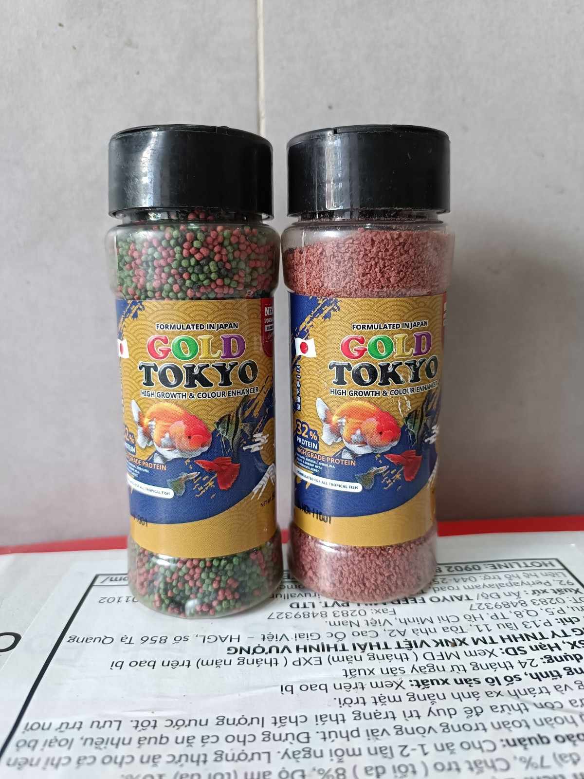 [Cám Cá Kiểng-Cá KOI] GOLD TOKYO hủ 50g,100g