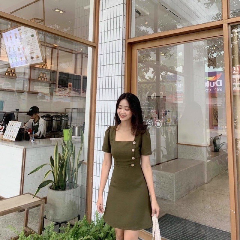 [HCM]Đầm Cổ U Bigsize 60=>90KG
