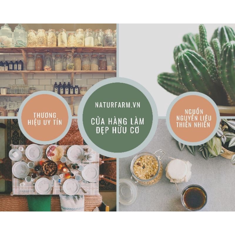 [HCM]Bột rửa mặt ngọc trai thảo mộc 100gr organic