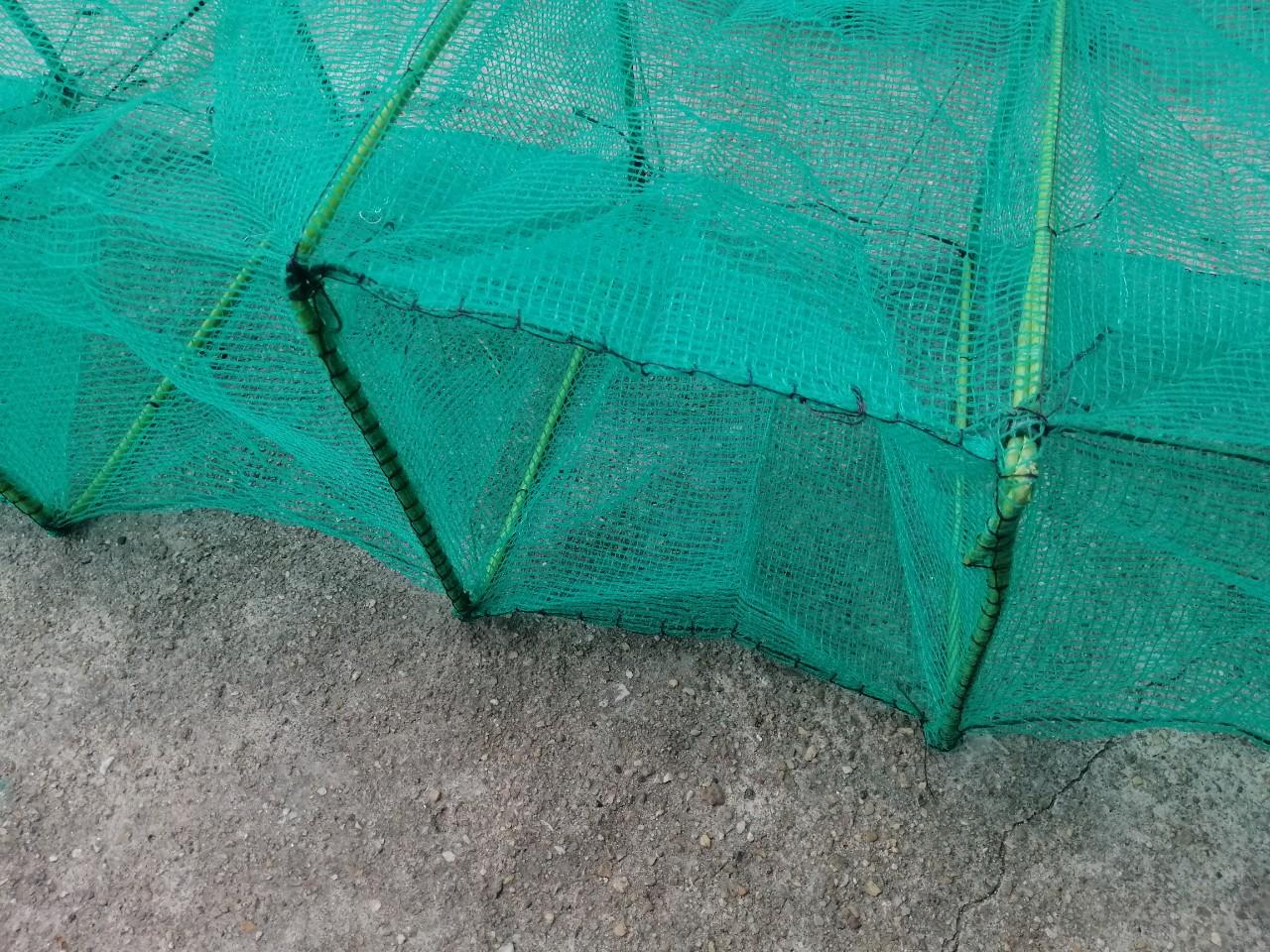 [Giá Tại Xưởng] Lồng lưới bát quái chã 12 cừa ngục đủ kích thước từ 3m - 8m, lưới bắt cá, lưới lồng bắt cá tôm lươn trạch, lú đánh cá - Duli