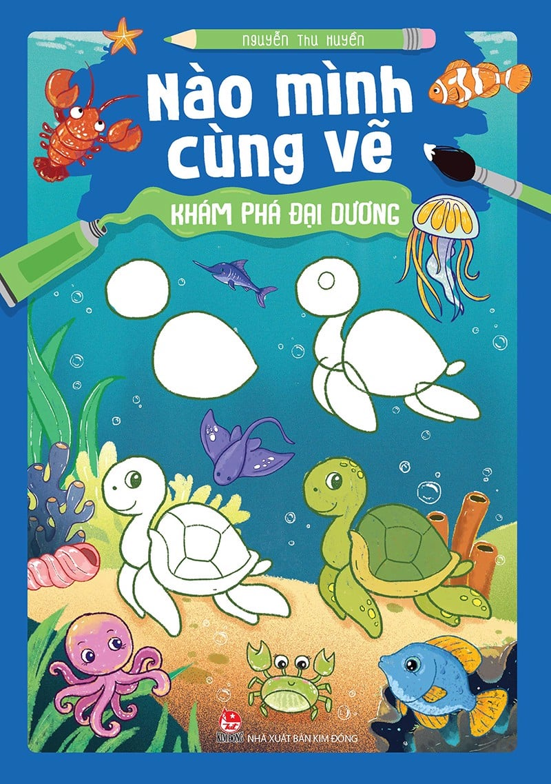 Fahasa - Nào Mình Cùng Vẽ - Khám Phá Đại Dương
