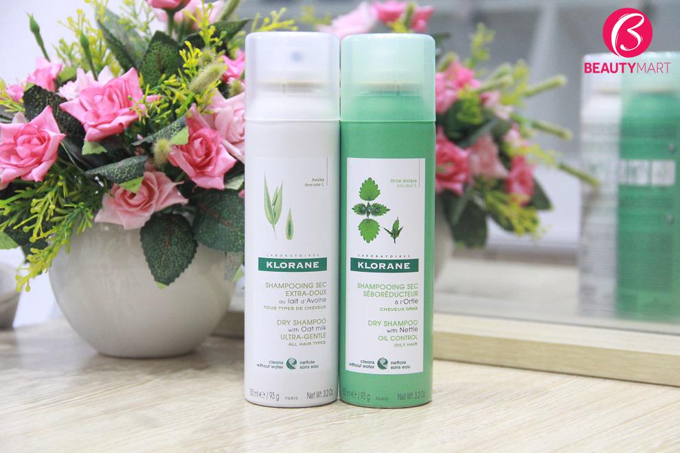 Dầu gội khô Klorane cho mọi loại tóc