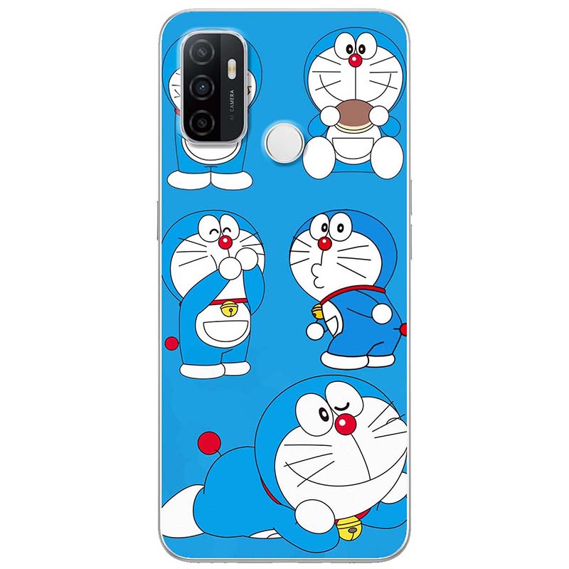 Ốp lưng dành cho Oppo A53 mẫu Doraemon ham ăn