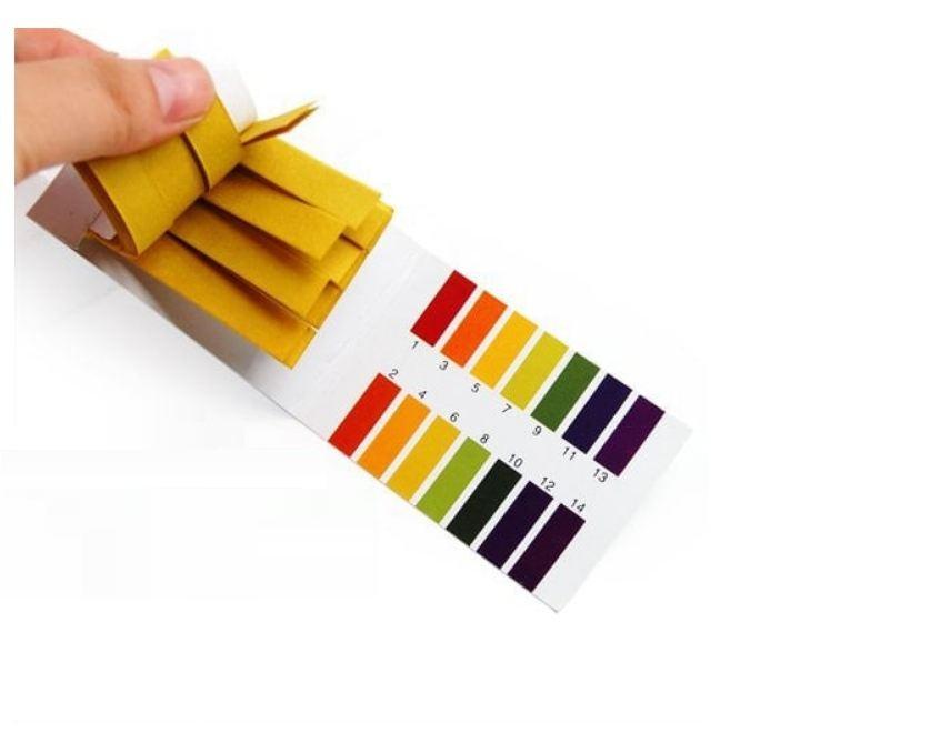 Sổ đo PH nước và giấy quỳ tím đo độ cứng nước bể cá thủy sinh (100 tờ)