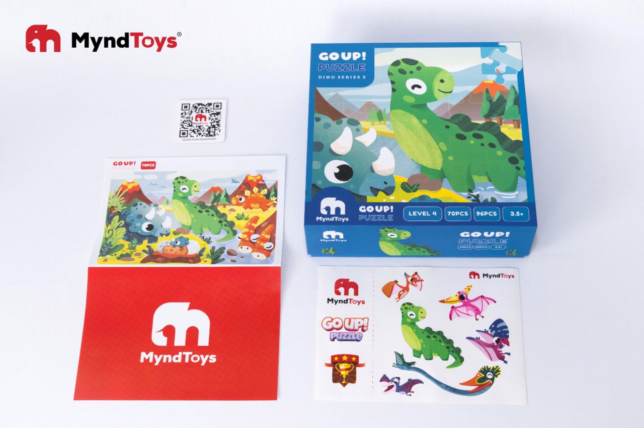 Go up Puzzle Level 4 - Dino Series S