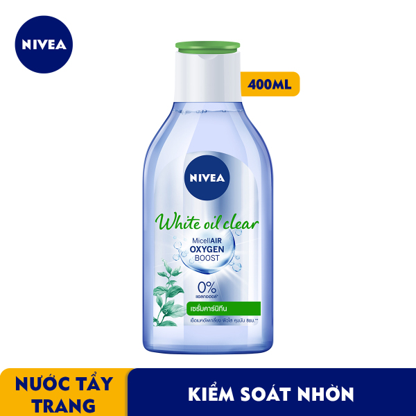 Nước tẩy trang Nivea cho da nhờn White oil Clear Micellar Water