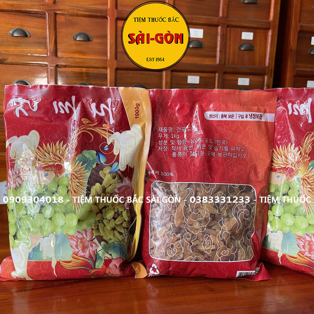 Nho Khô HÀN QUỐC Bịch 1kg