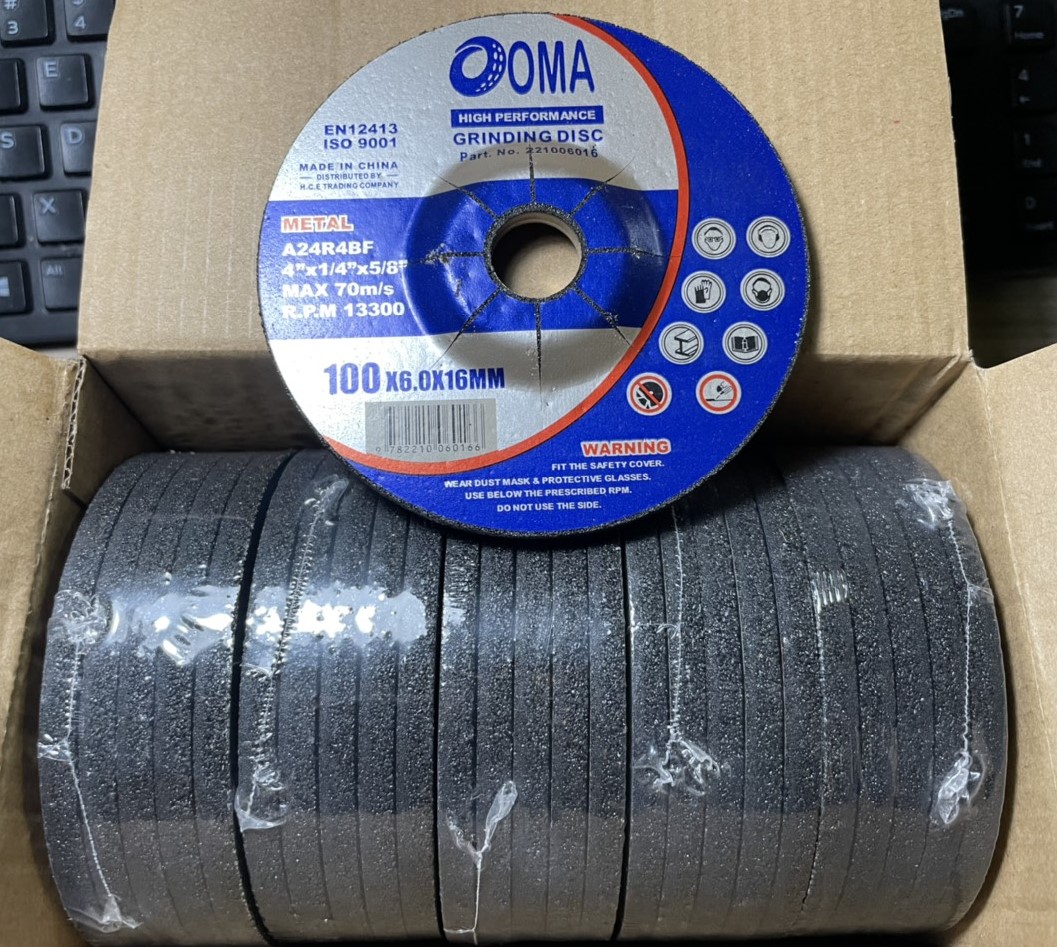 Đá mài sắt oma kích thước 100x6x16mm