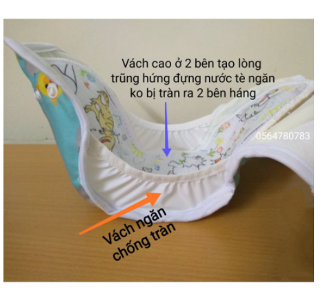 Combo 5 quần+10 bỉm vải chống tràn cho bé