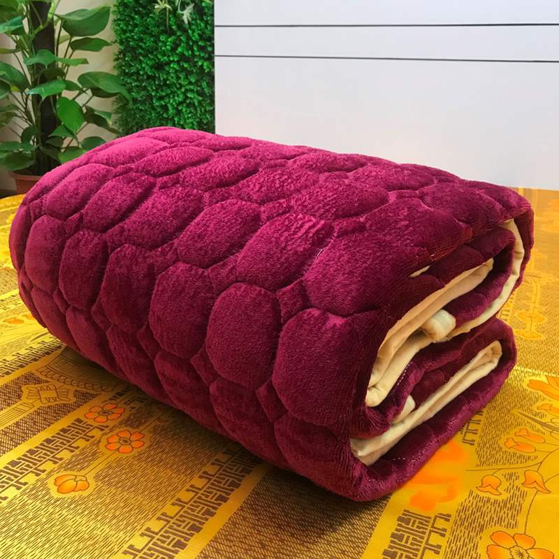 Thảm nỉ nhung trải giường một màu 1m8x2m,thảm trải sàn,Mã TN08