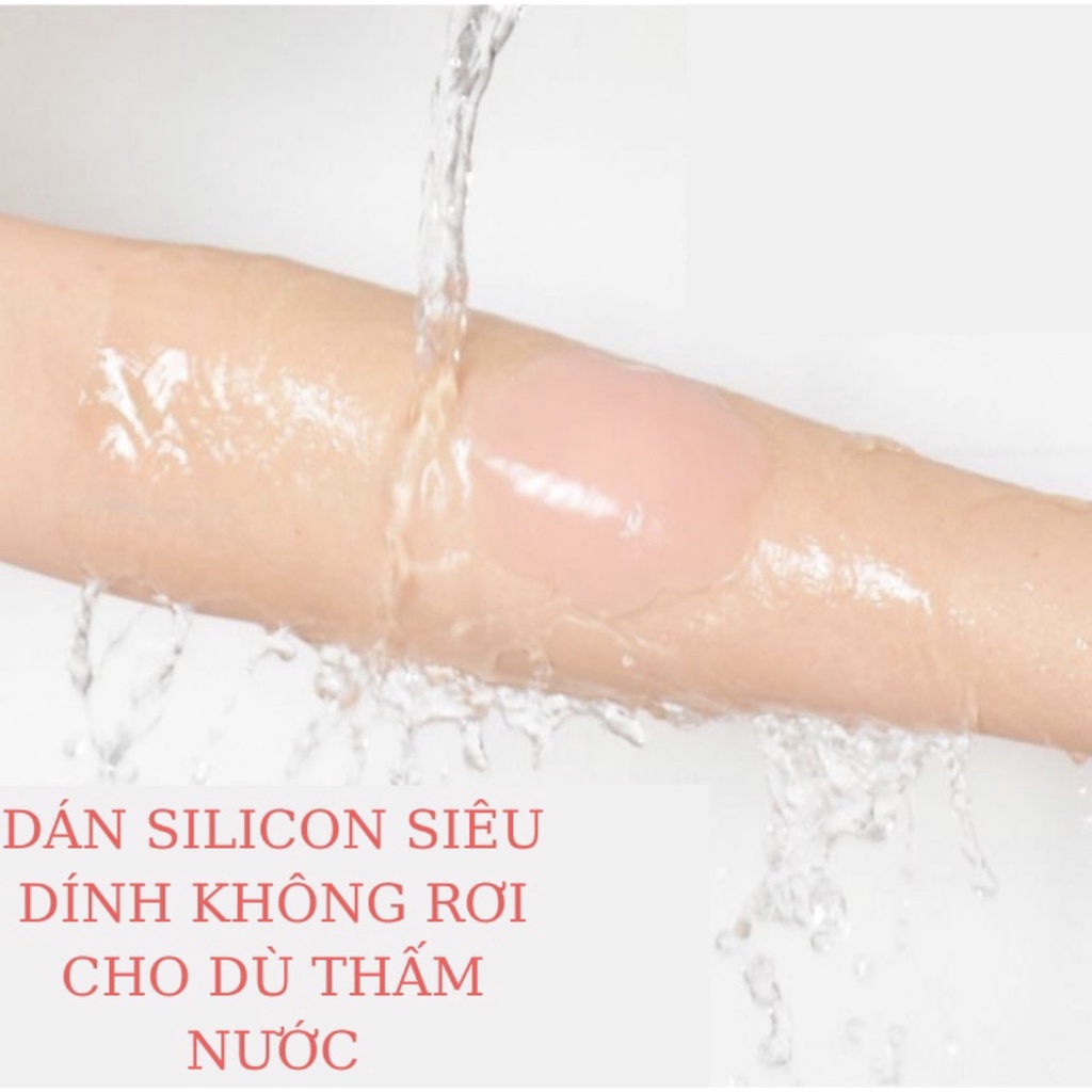 Dán ngực silicon siêu mềm tái sử dụng nhiều lần