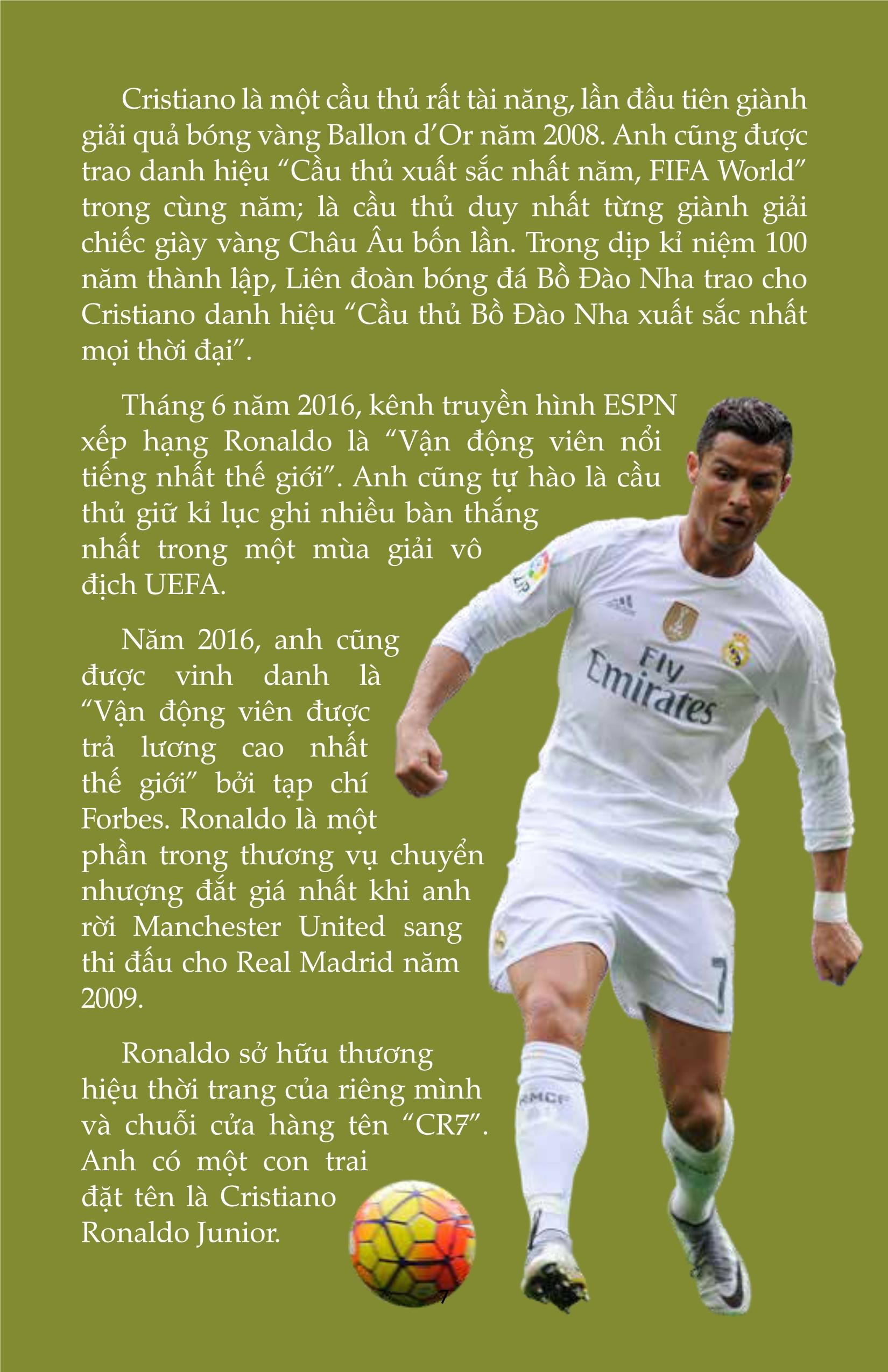 Cầu Thủ Bóng Đá - Cristiano Ronaldo