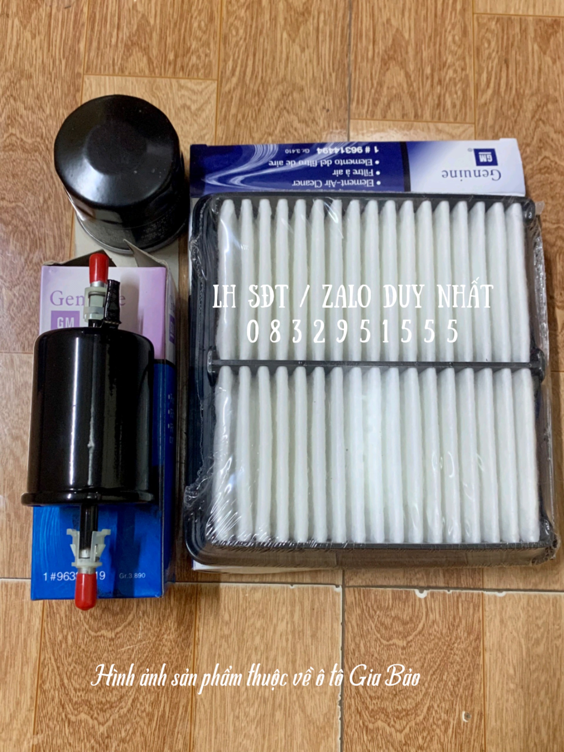 Combo 3 lọc, lọc gió , lọc dầu , lọc xăng Matiz 1 , Matiz 2