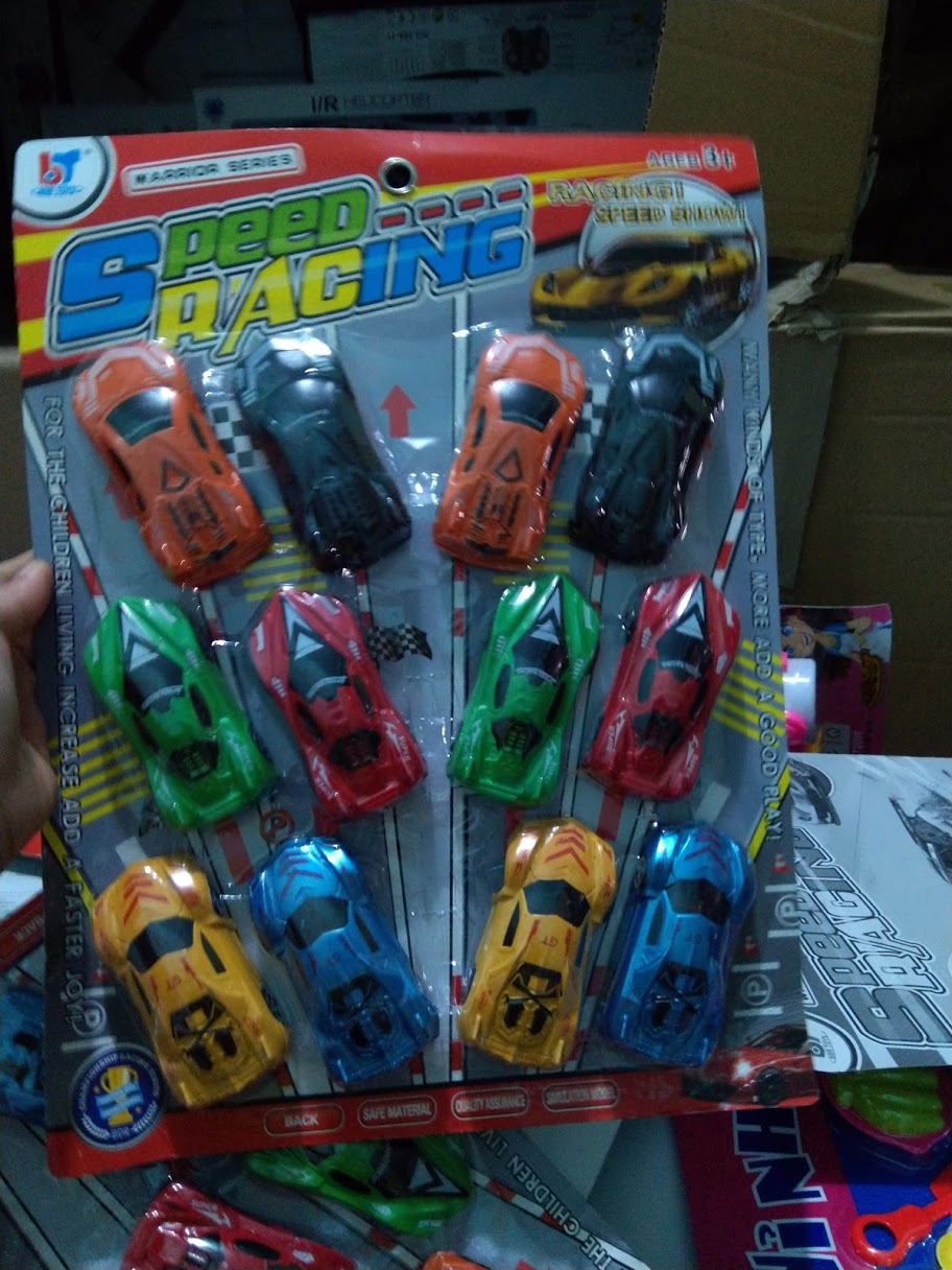 Đồ chơi vỉ xe ô tô 12 chiếc