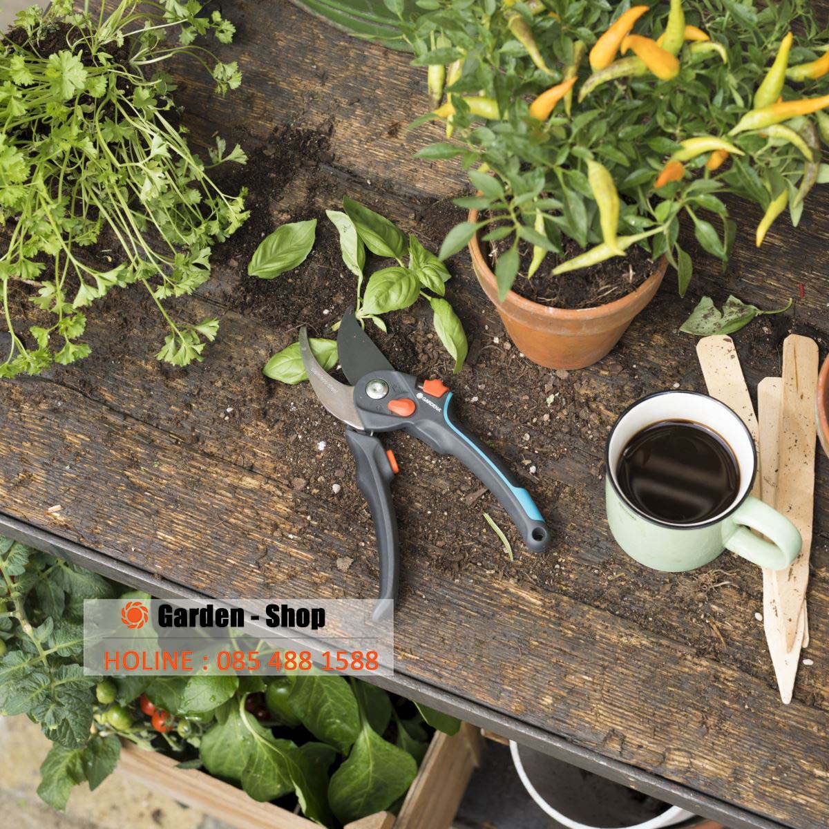 KÉO CẮT CÀNH MŨI HẾCH GARDENA 08905-20