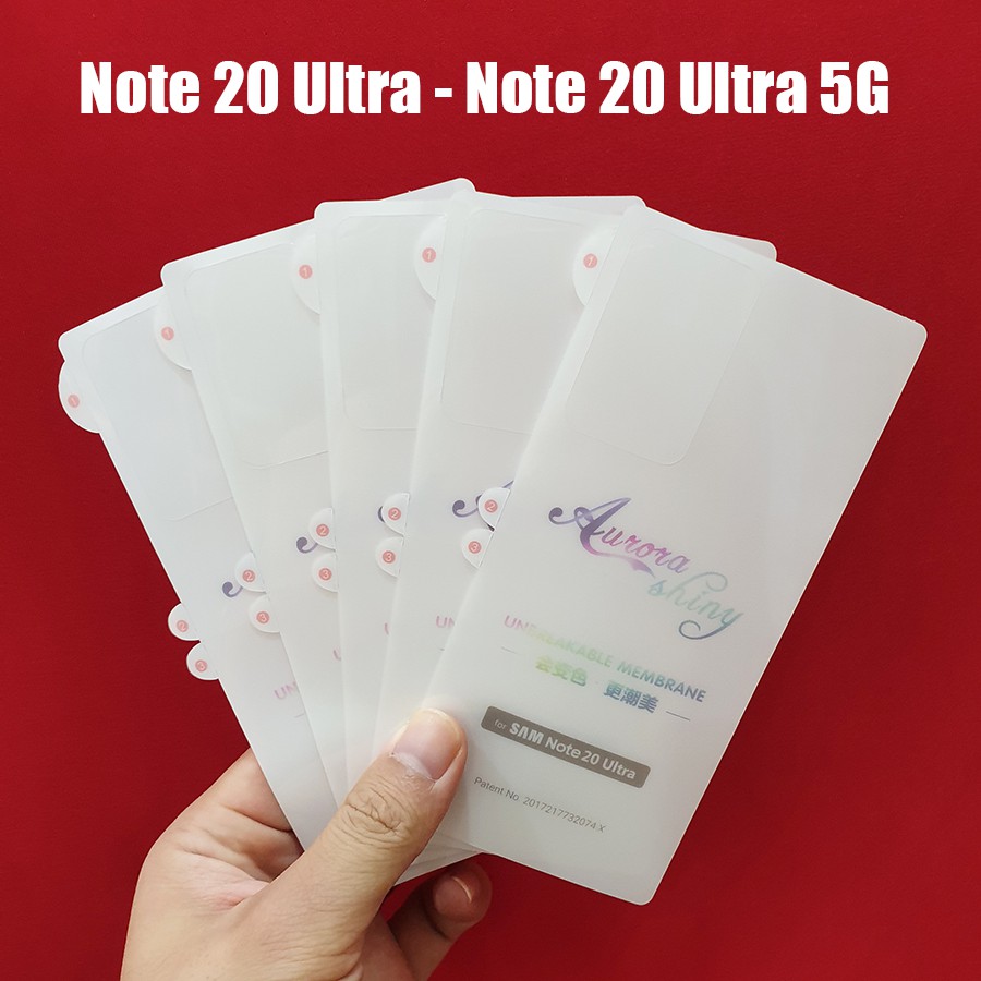 Miếng dán PPF cao cấp Galaxy Note 8 Note 9 Note 10 Note 10 Plus Note 20 Note 20 Ultra
