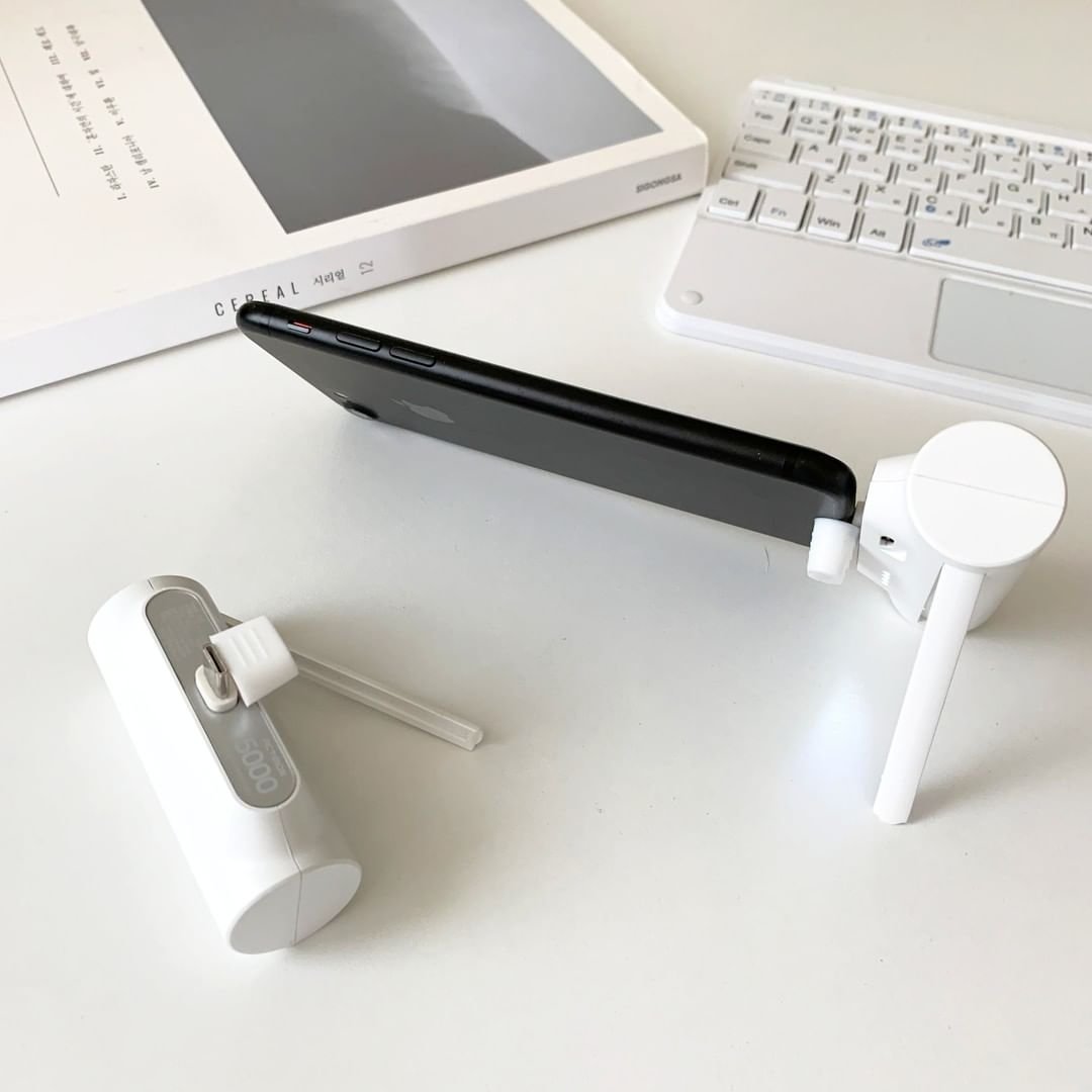 Kem dây - Sạc dự phòng mini 5000maH nội địa Hàn