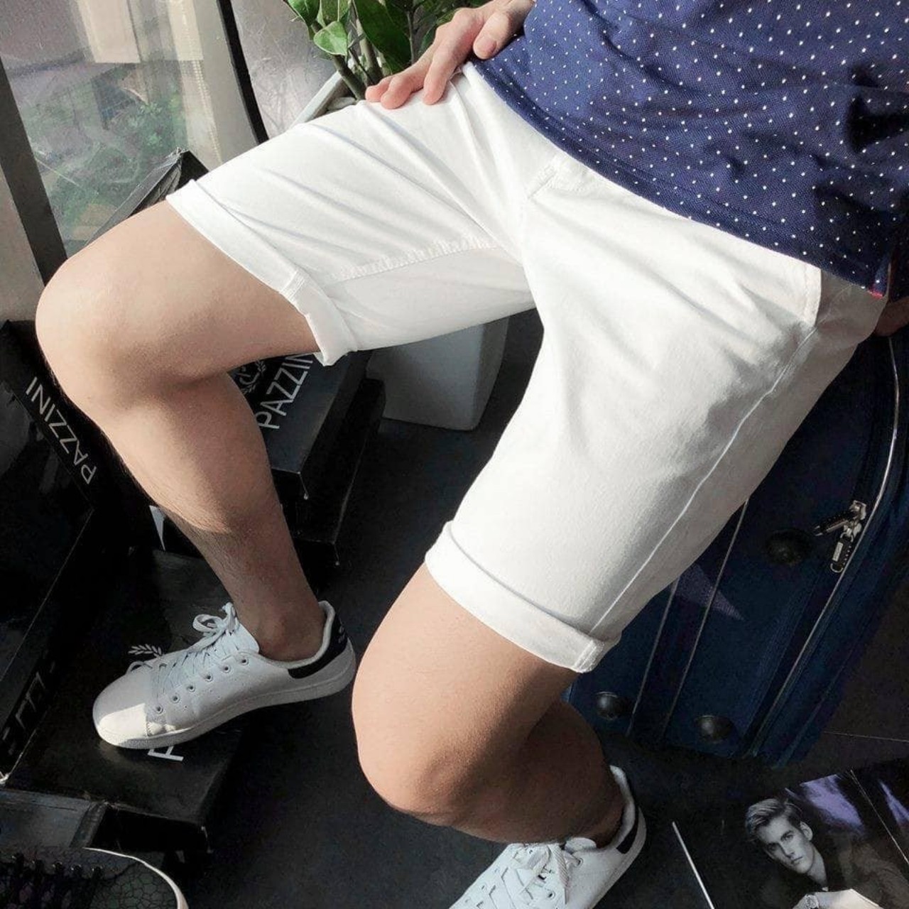 [HCM]Quần Short Nam Kaki Form Ôm Co Giãn