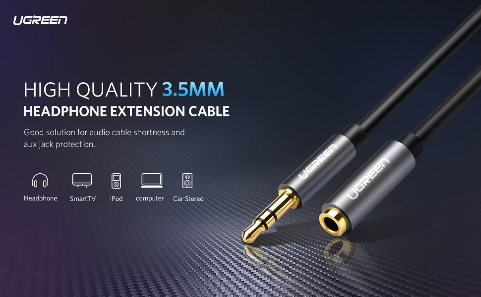 Cáp Audio 3.5mm nối dài 1m Ugreen 10592