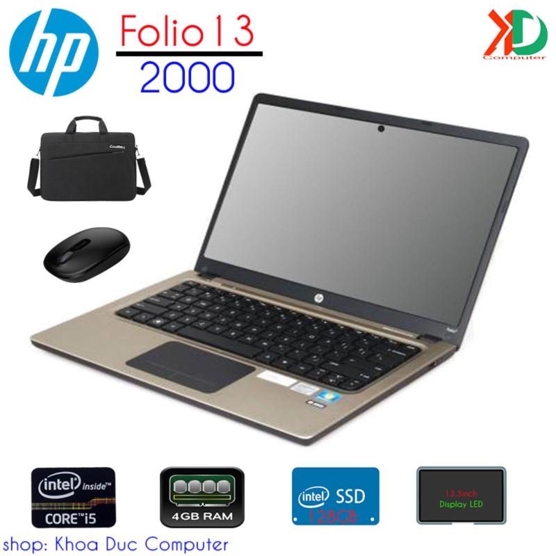 Laptop HP Folio 13-2000 Core i5-2467M, 4gb ram, 128gb SSD màn hình 13.3inch vỏ nhôm siêu mỏng