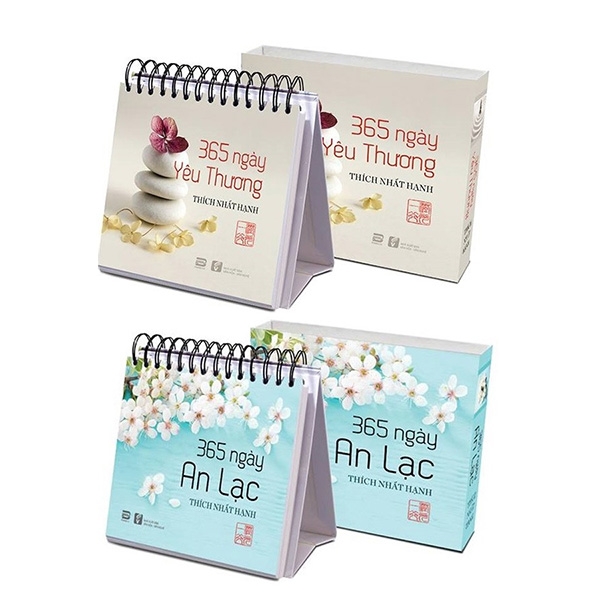 Fahasa - combo sách hay 365 ngày an lạc + 365 ngày yêu thương
