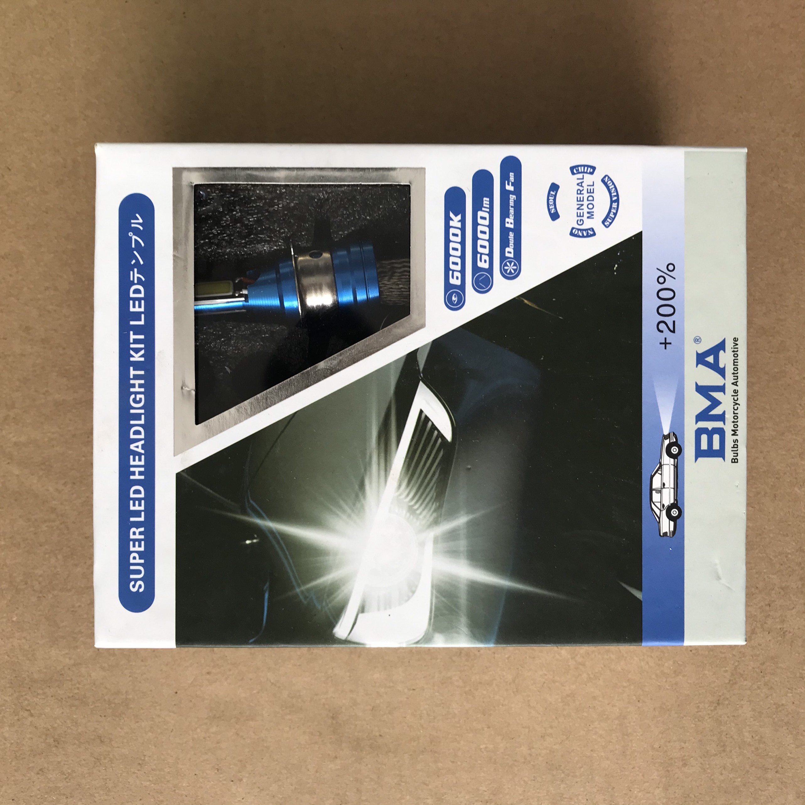 [LED] Đèn pha Led BMA Z3 | Đèn pha 3 tim | Đèn pha chân H4 - T19