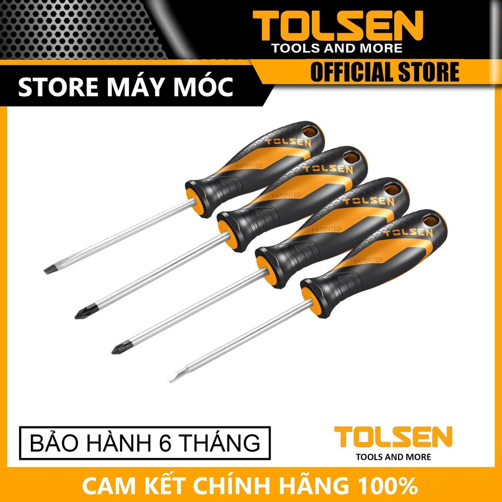 Bộ 4 cây tua vít cách điện tolsen 20180
