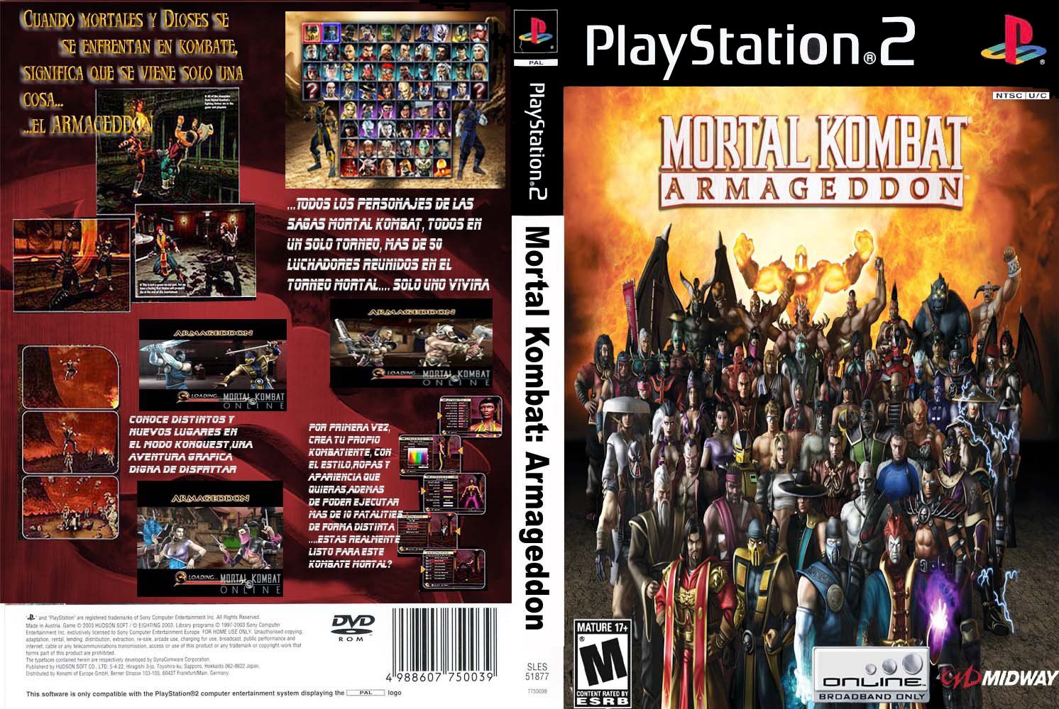 [HCM]game ps2 mortal kombat armageddon