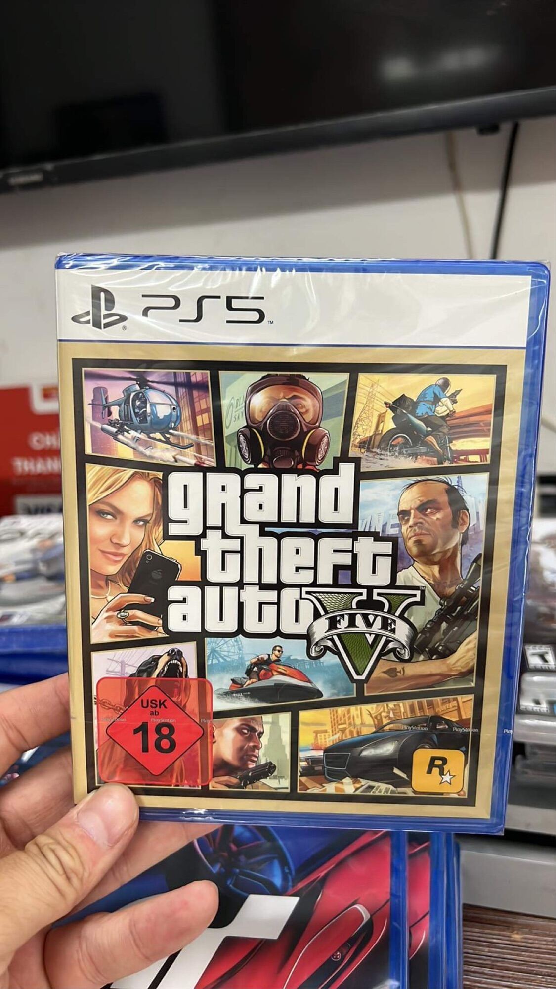 Ps4 / Ps5 Game Disc: Grand Theft Auto V (Gta 5)