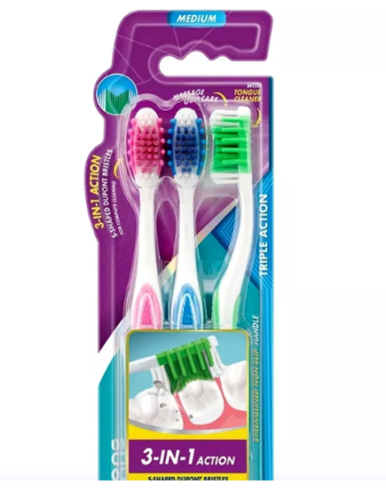 Bộ 3 bàn chải đánh răng Watsons