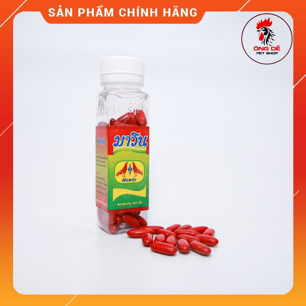 VITAMIN BỔ MÁU MAXWIN 100 VIÊN dành cho gà đá