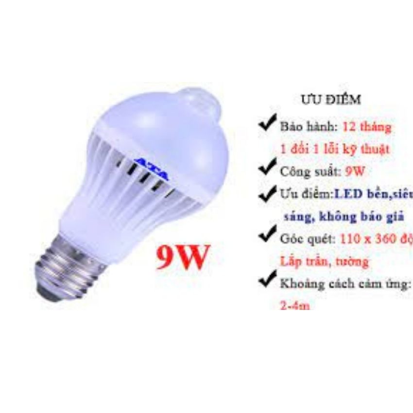 Đèn led cảm ứng chuyển động pir