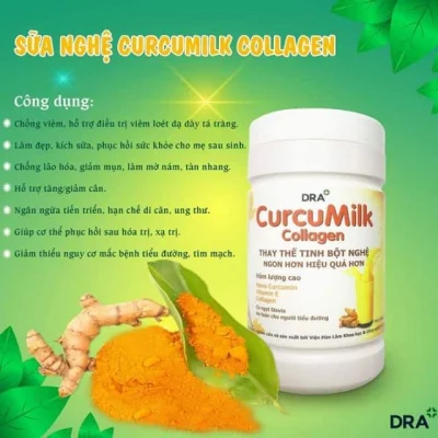 Sữa nghệ Nano Curcumilk Collagen 500g