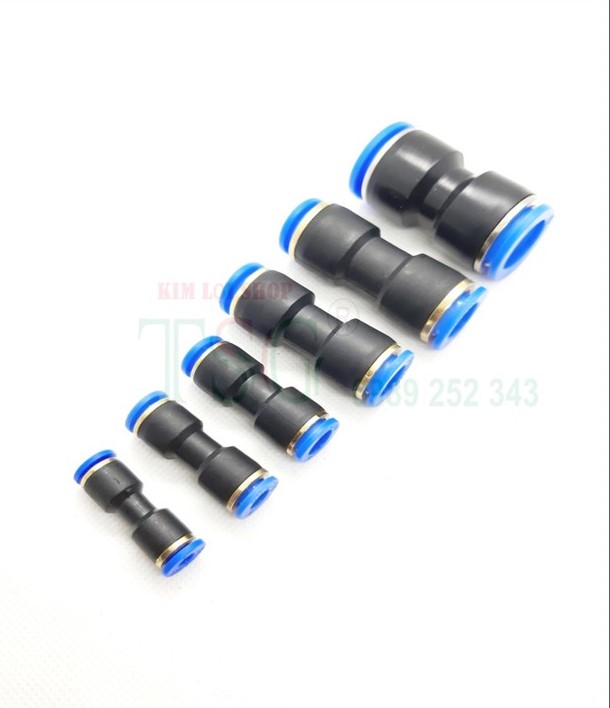(COMBO 5 CÁI) Nối ống PU 04,06,08,10,12,16  ( nối ống 4,6,8,10,12,16mm phun sương )