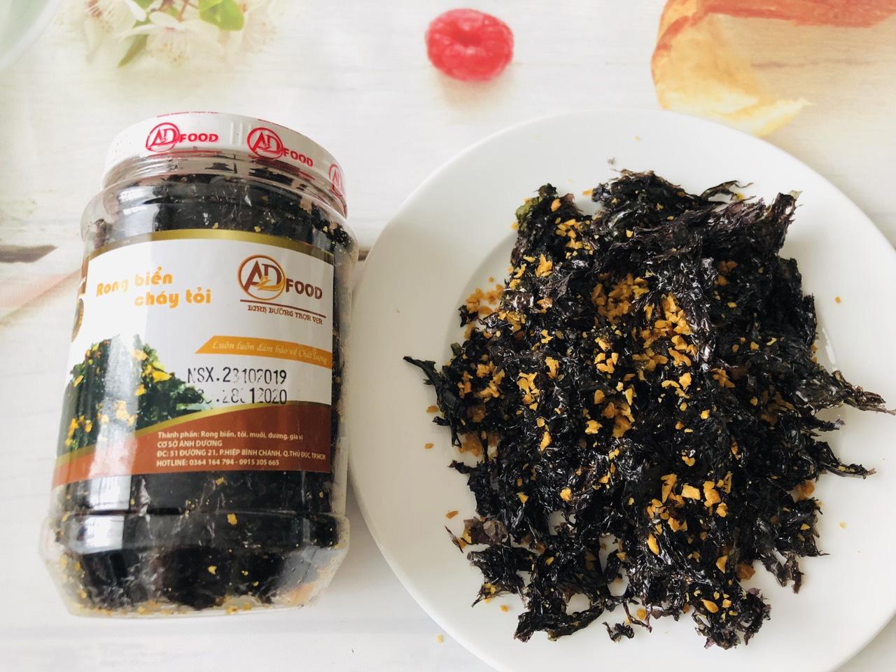 Rong biển cháy tỏi hũ 20g