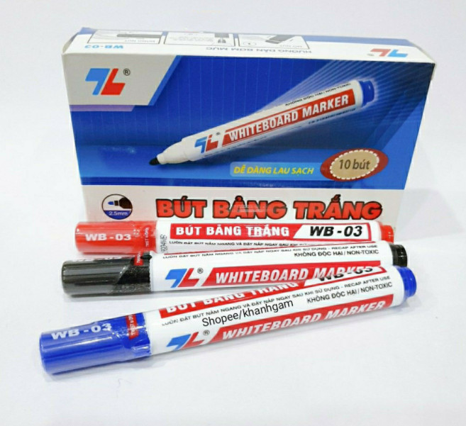 Bút Lông Bảng Thiên Long WB-03 (Mực Xanh, Đỏ, Đen)
