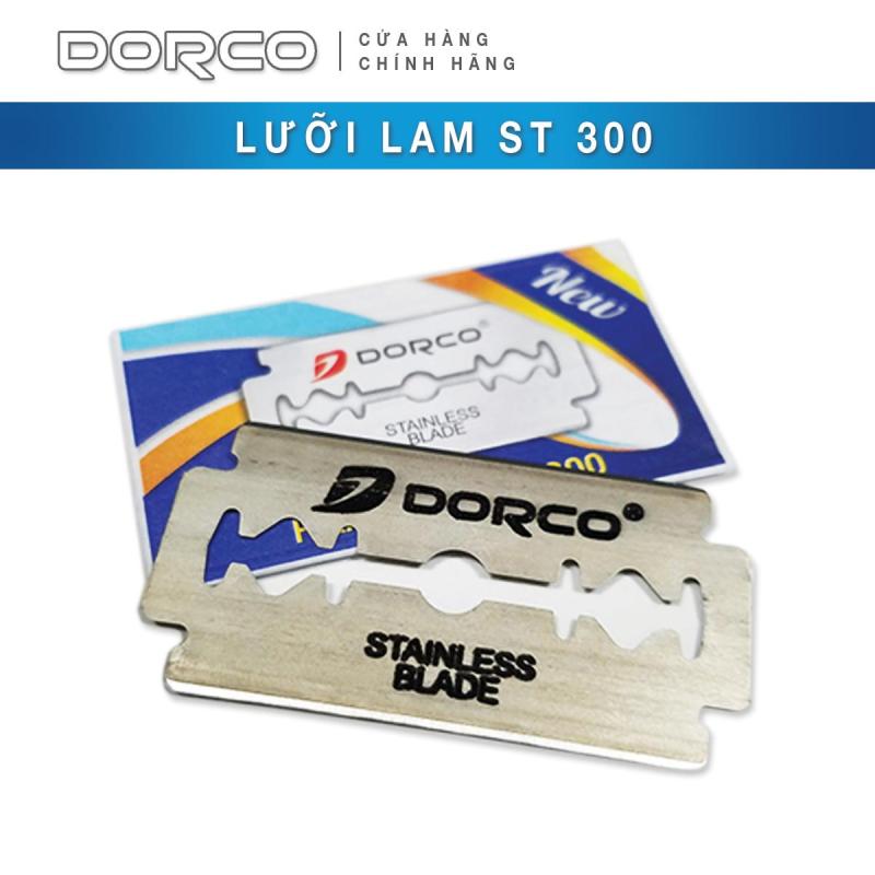Hộp 100 lưỡi lam DORCO ST 300 ( nhãn xanh )