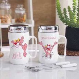 Ly sứ giữ nhiệt nắp có gương