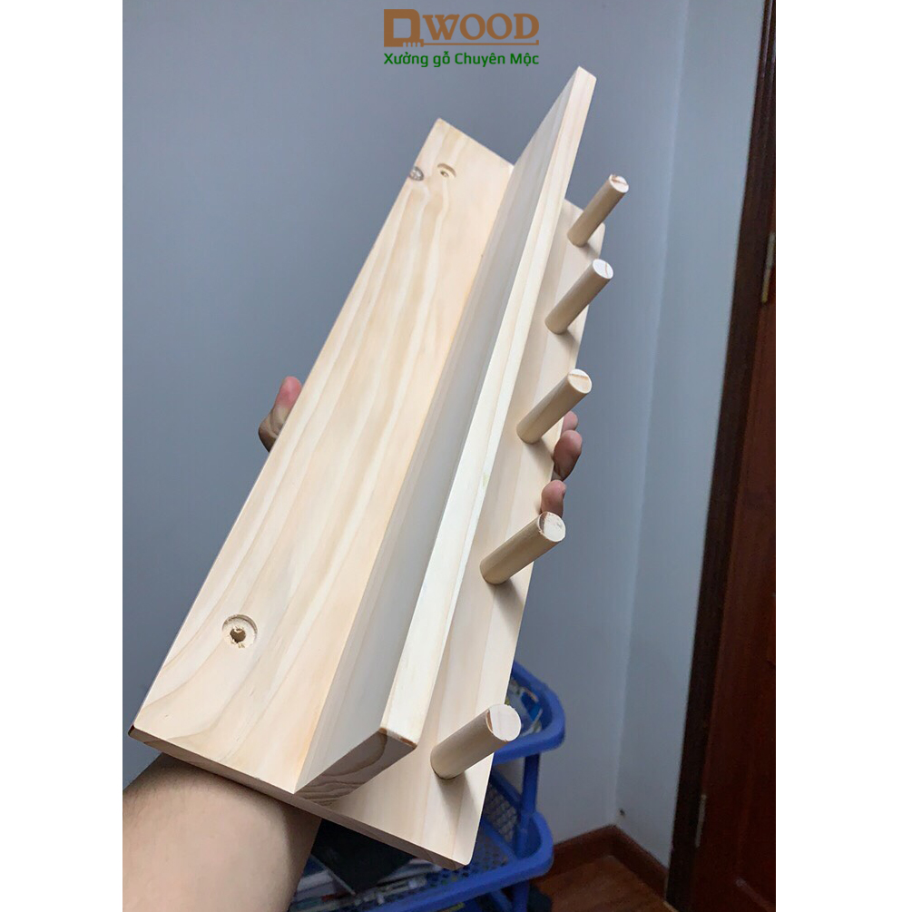 Kệ gỗ Dwood treo tường đa năng 2T