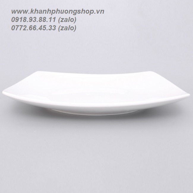 dĩa sứ vuông Minh Long - dĩa sứ vuông