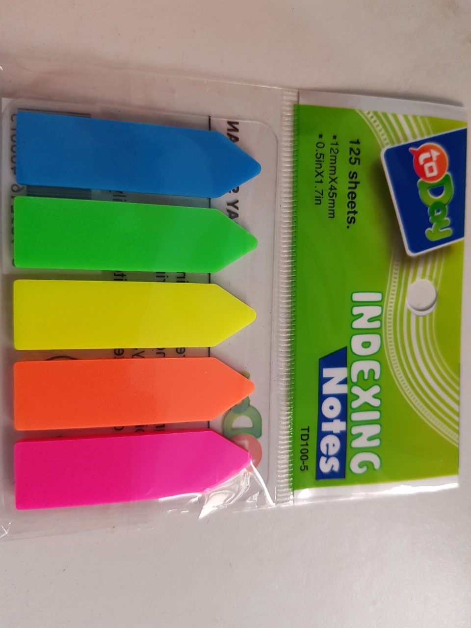 Giấy nhớ 5 màu nilon mũi tên hàng đẹp